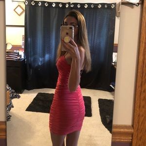 Homecoming dress! Pink and form fitting